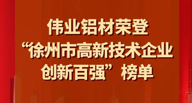 喜讯 | beat365铝材荣登“南阳市高新技术企业创新百强”榜单